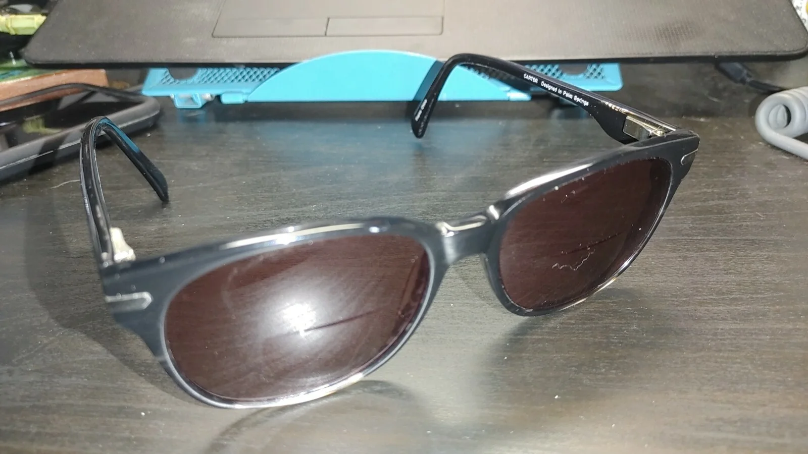 Vintage Carter Palm Springs Chunky Eyeglass Frames Pair 4