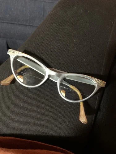Vintage Cat Eye Design Glasses Frame Women Transparent Clear Lens Optical Eyeglasses Fashion Brand Metal Myopia Spectacle 1
