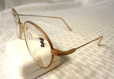 Vintage Charmant Eyeglass Frames Gold Pearl 48-20 140 CH8026 NOS Titanium Lot C4 2