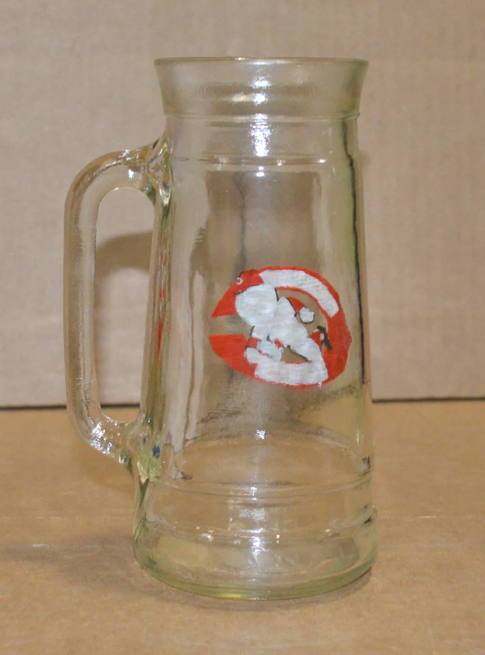 Vintage Cincinnati Reds MLB Tall Clear Glass 3
