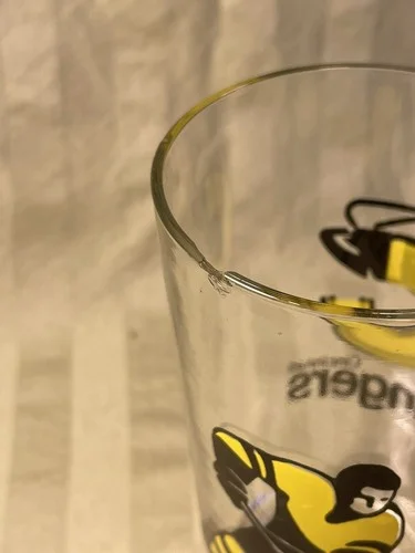 Vintage Cincinnati Stingers Hockey souvenir Drinking Glasses Set of 4 4