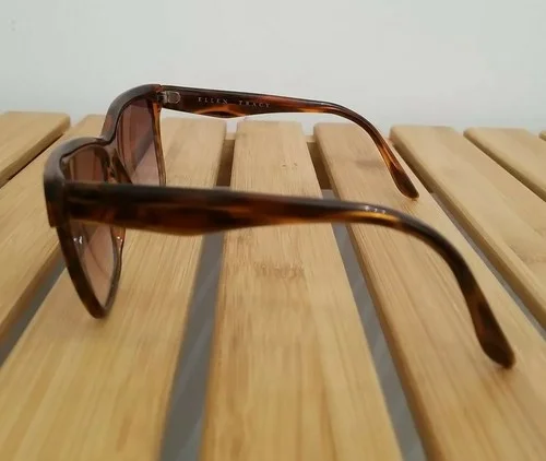 Vintage Ellen Tracy Italy Square Chunky Tortoise Shell Eyeglasses Frame B17-10-1 2