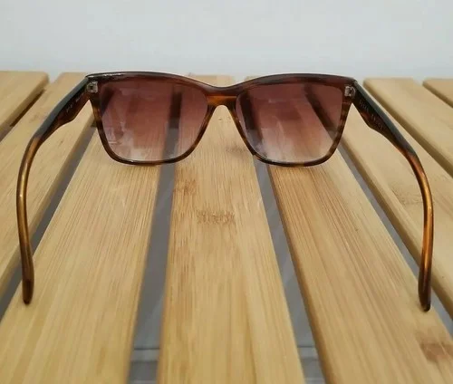 Vintage Ellen Tracy Italy Square Chunky Tortoise Shell Eyeglasses Frame B17-10-1 3