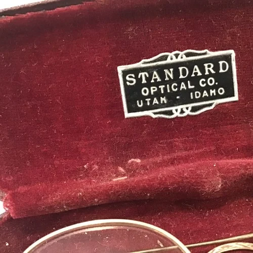 vintage Eye glass 12K GOLD FILLED STANDARD OPTICAL Utah Idaho. 4