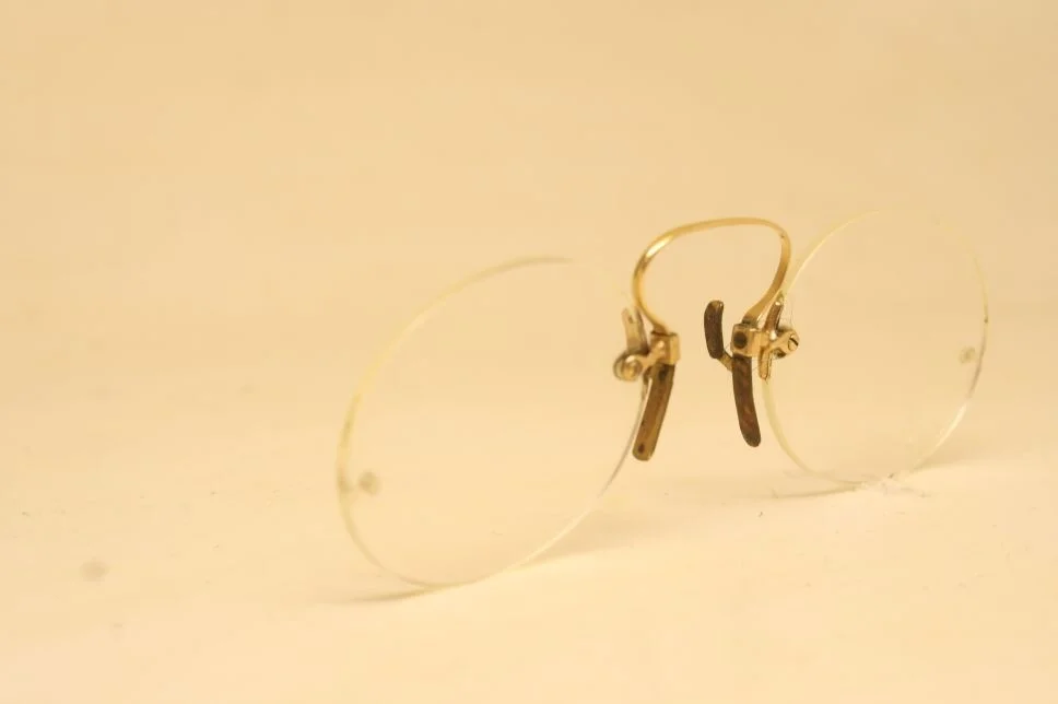 Vintage Eye Glasses - Pince Nez - Case Included Eyeglasses 1