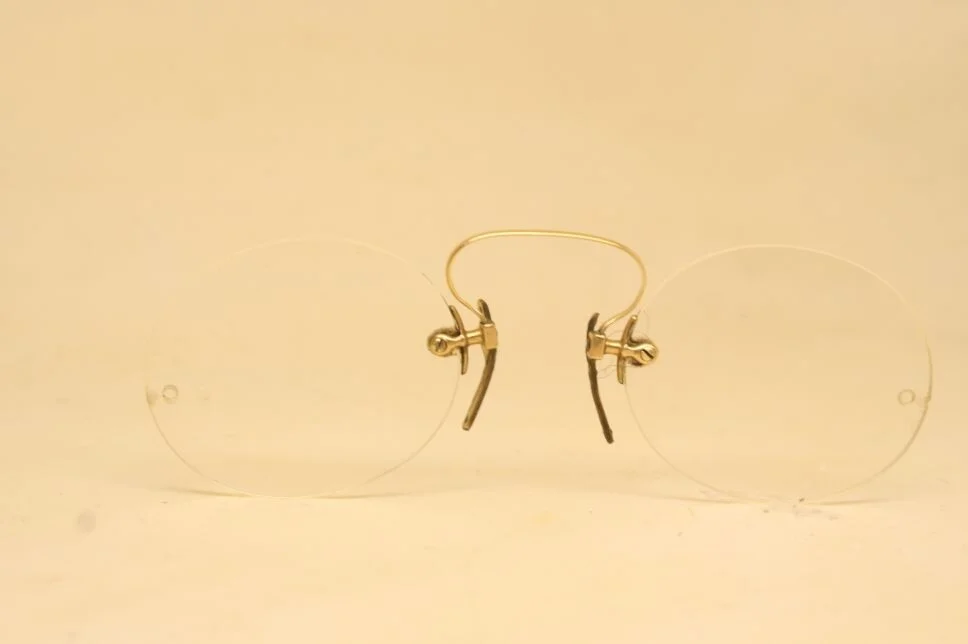 Vintage Eye Glasses - Pince Nez - Case Included Eyeglasses 2