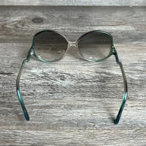 Vintage Eye Mystique Eyeglass Frames Aqua Marine Exuberante Univis Germany 3