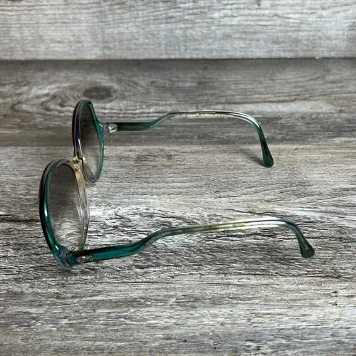 Vintage Eye Mystique Eyeglass Frames Aqua Marine Exuberante Univis Germany 4