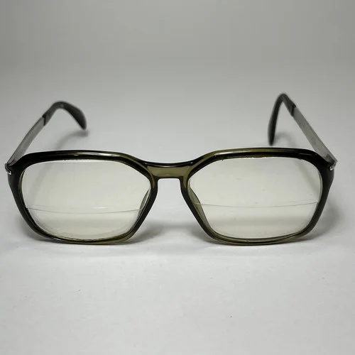 Vintage Eyeglasses, Viennaline Royal 1616, 130, Austria,Black/Olive Green/Silver 3