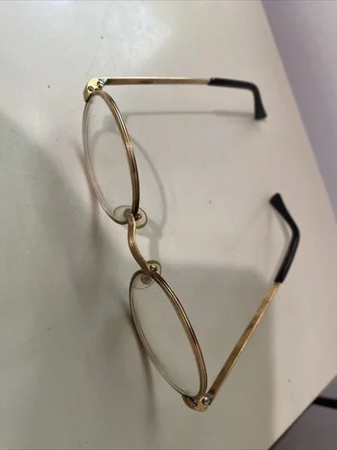 Vintage Frame France 14K GF Gold Filled Eyeglass Frames 44x16 3