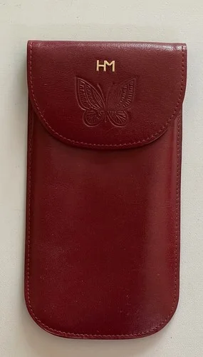 Vintage Genuine Leather Sunglasses Pouch Eyeglass Case Unisex