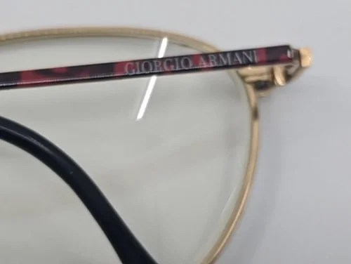 VINTAGE Giorgio Armani 217 798 Gold/Tortoise Brown Eyeglasses Frames 52-17 135 4