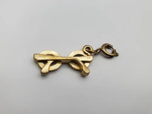Vintage Gold Eye Glass Charm Pendant For Bracelet Necklace Jewelry Small Gift 4