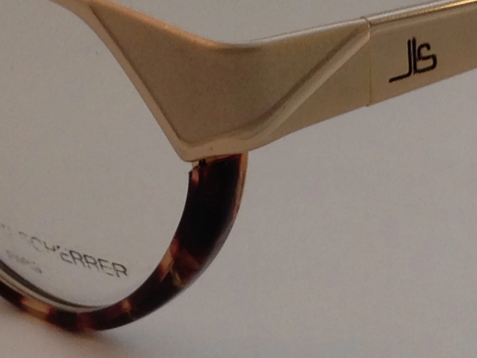 Vintage Jean Louis SCHERRER Toledo 55-14-145 sun/eyeglasses frame Tortoise/Gold 3