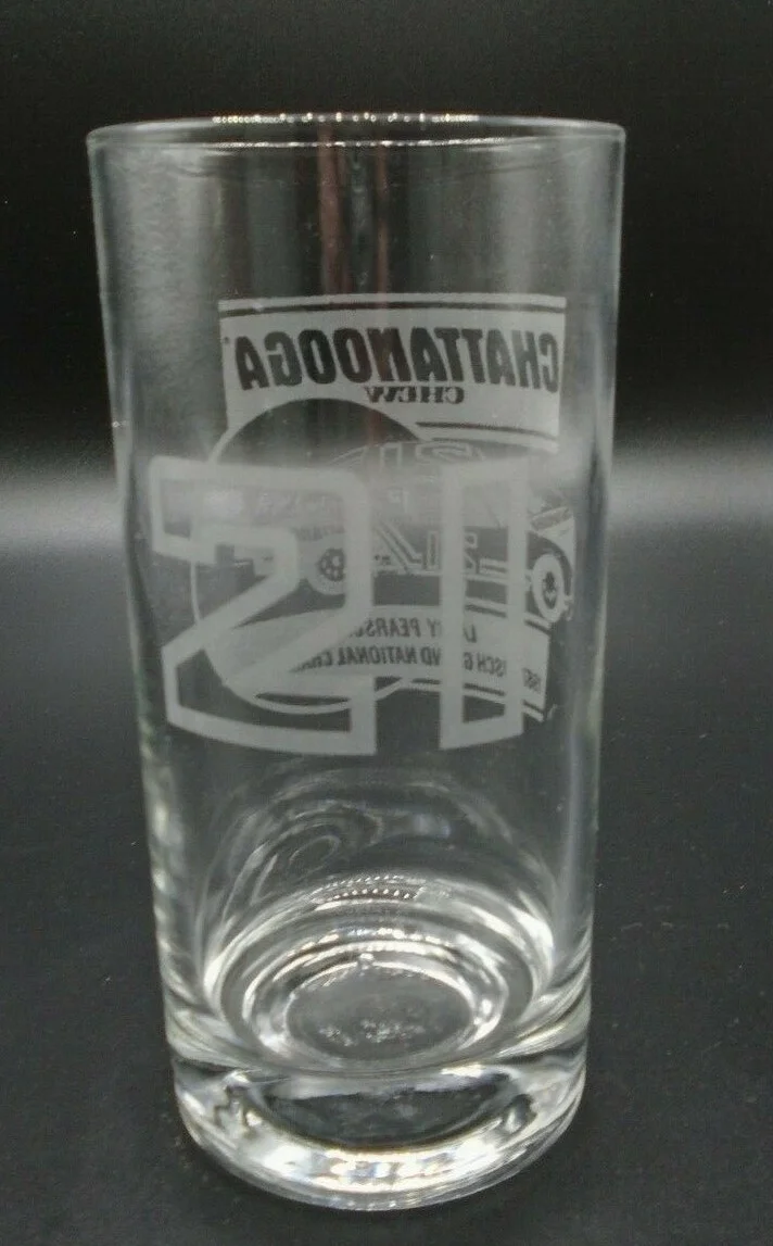 Vintage Larry Pearson #21 Chattanooga Chew 1987 Grand Natl Champion Glasses 3
