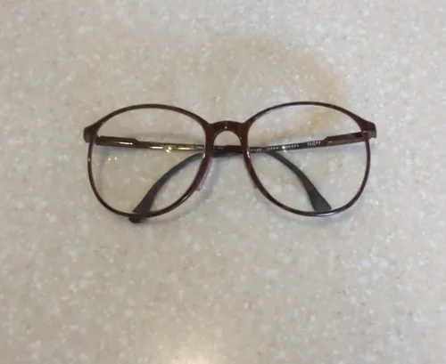 Vintage Liberty Eyeglasses Frames CNS-3X Carbon No-Slip 55]15-140mm Green Tort