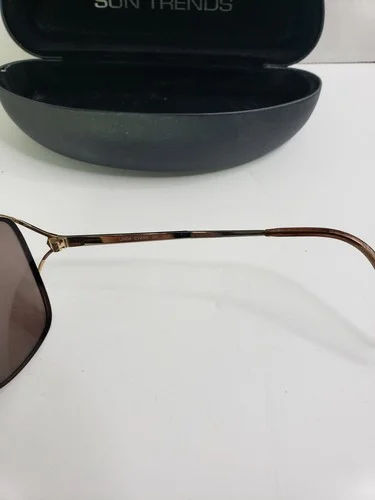 Vintage Linda Evans Sans Pareil 131 Sand Half Rim Eyeglass Frames 4