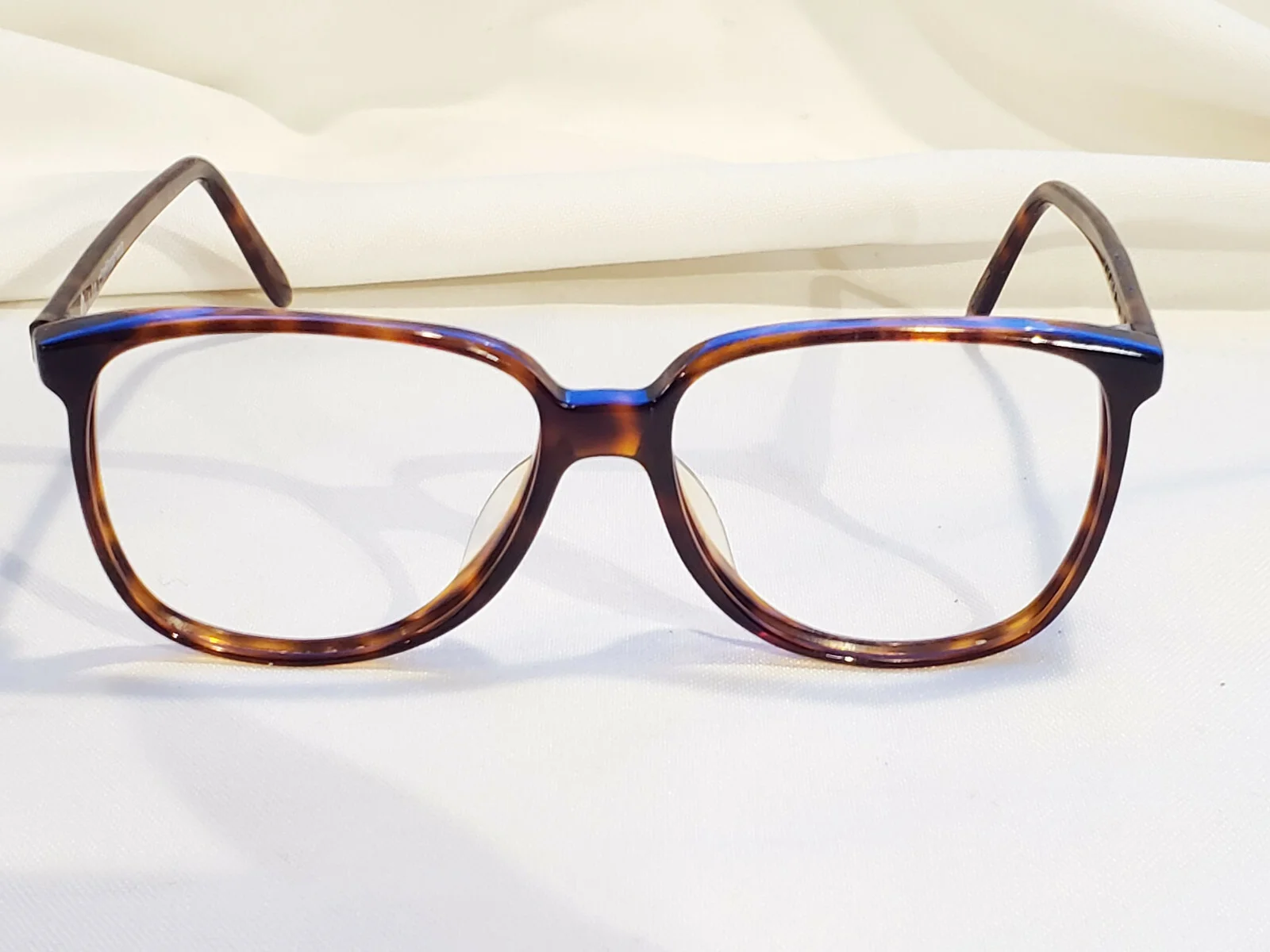 Vintage Liz Claiborne Eyeglasses LC no 12 blo to 140 Brown tortoise shell Square