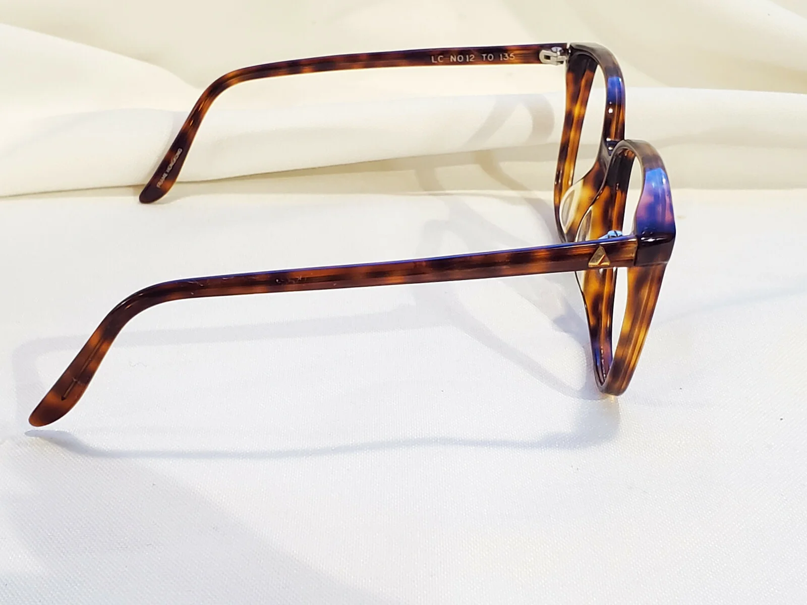Vintage Liz Claiborne Eyeglasses LC no 12 blo to 140 Brown tortoise shell Square 3