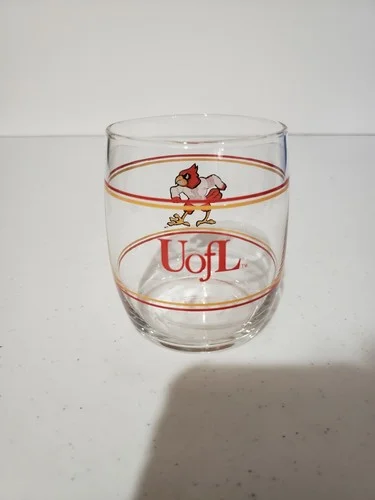 Vintage Louisville Cardinals Glass 2