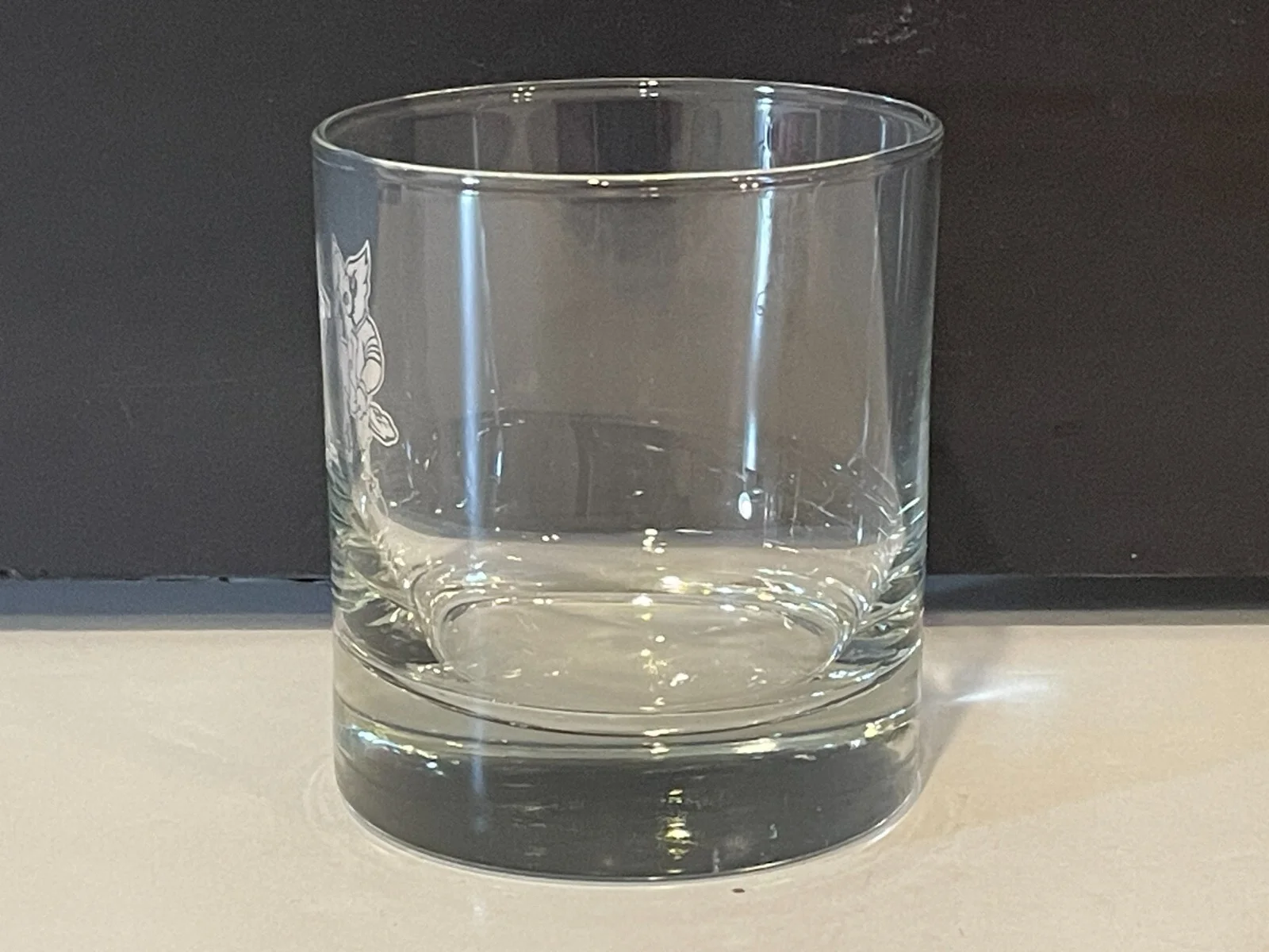 Vintage Louisville Cardinals Rocks Glass - Cardinal Slamming Basketball 3