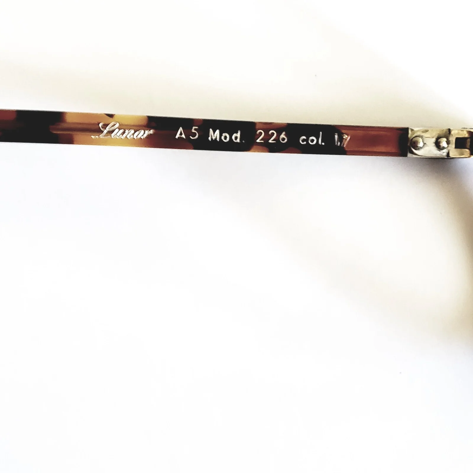 Vintage Lunor Germany 48🔲18 140 A5 Mod. 226 col 17 Eyeglasses Frame w/out Case 3
