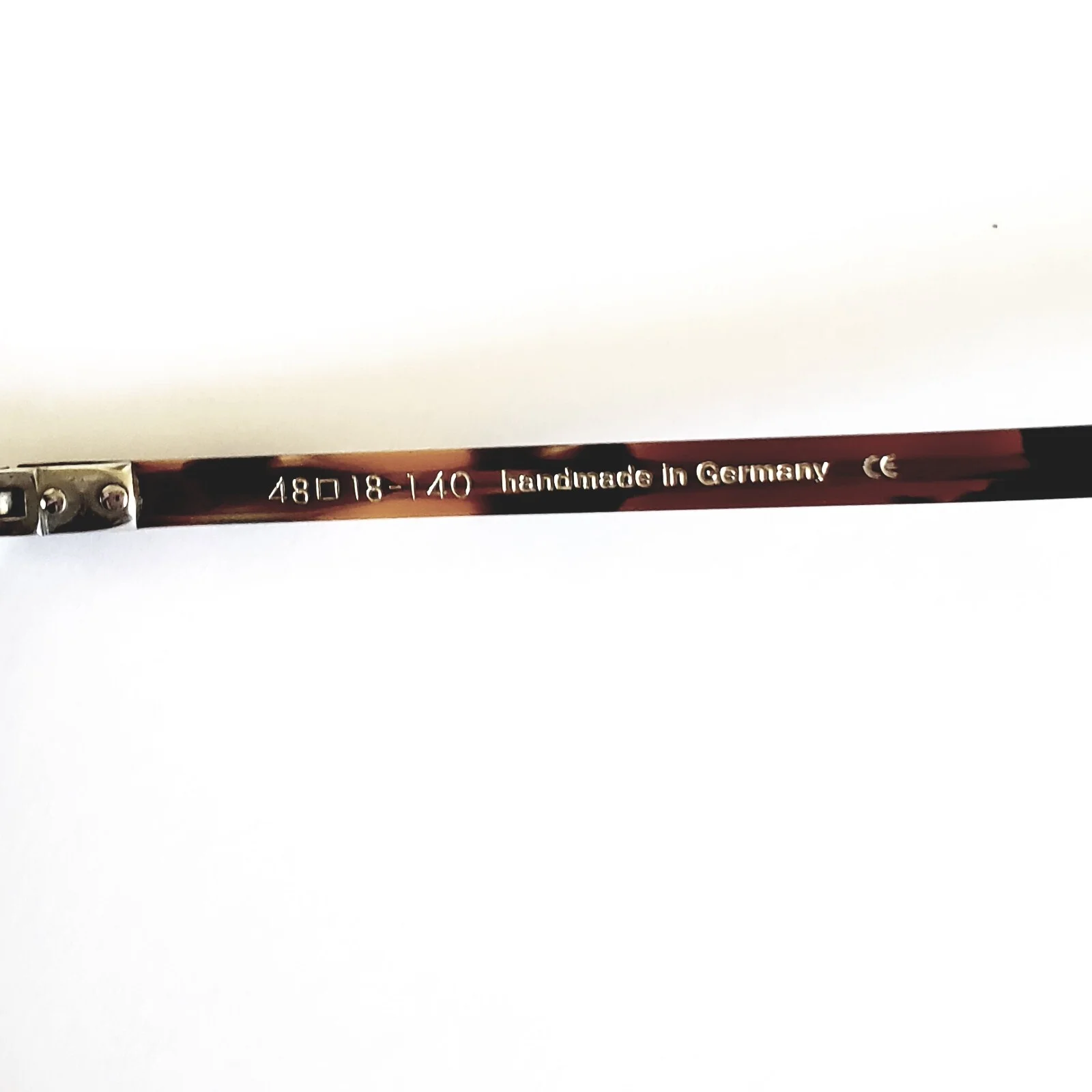 Vintage Lunor Germany 48🔲18 140 A5 Mod. 226 col 17 Eyeglasses Frame w/out Case 4