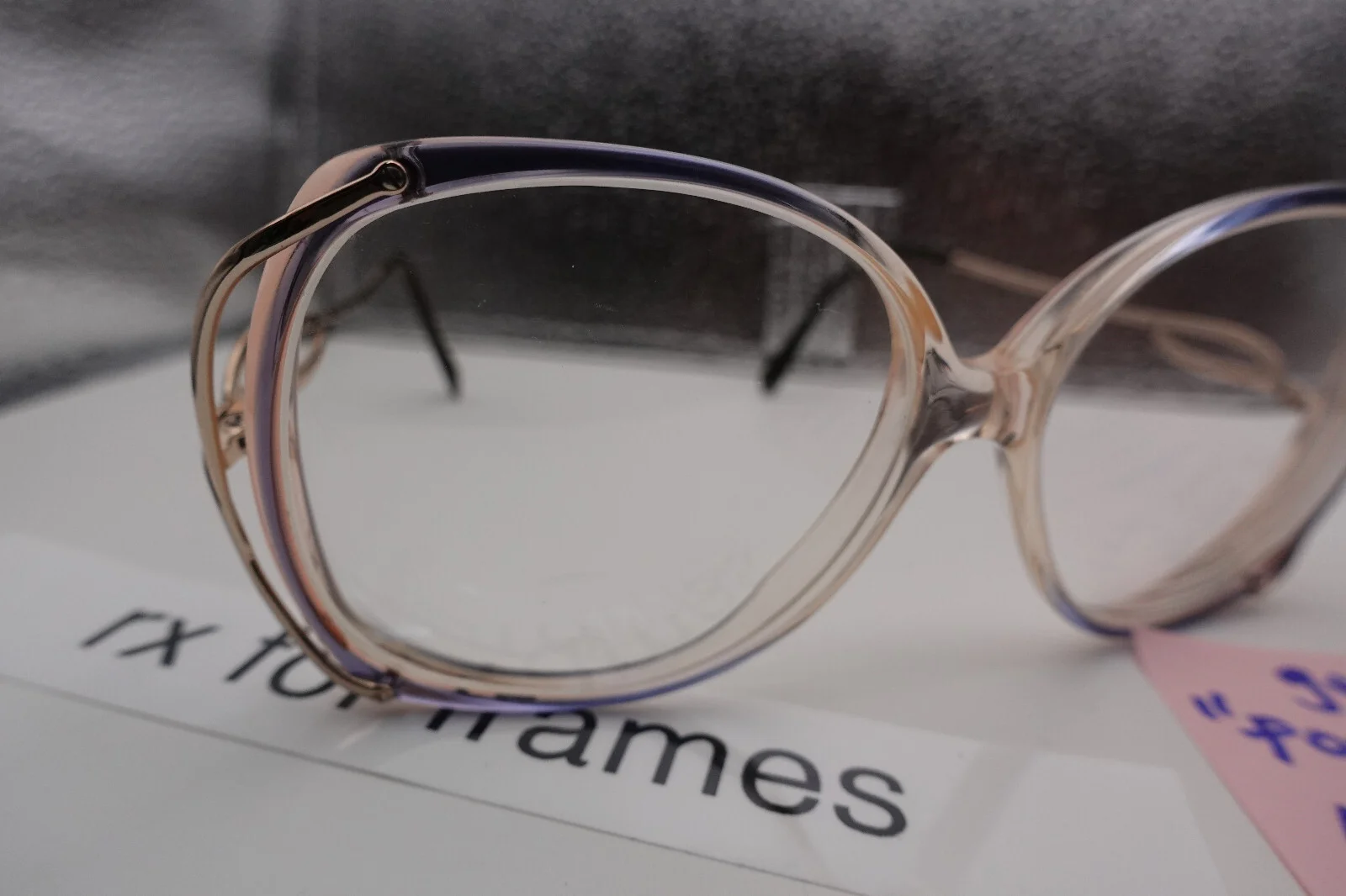 VINTAGE LUXOTTICA AVANT GARDE MOD EYEGLASSES FRAMES ITALY 1343 located sg 01 3