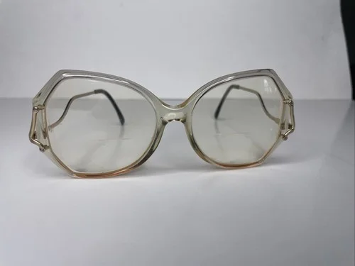 Vintage Luxottica Italy Alexandra Bluerose Avant-garde Eyeglasses 70s Bifocals 2