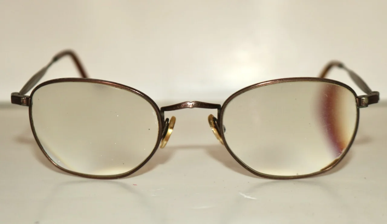 Vintage Matsuda eyeglasses with clip on Sunglasses 2
