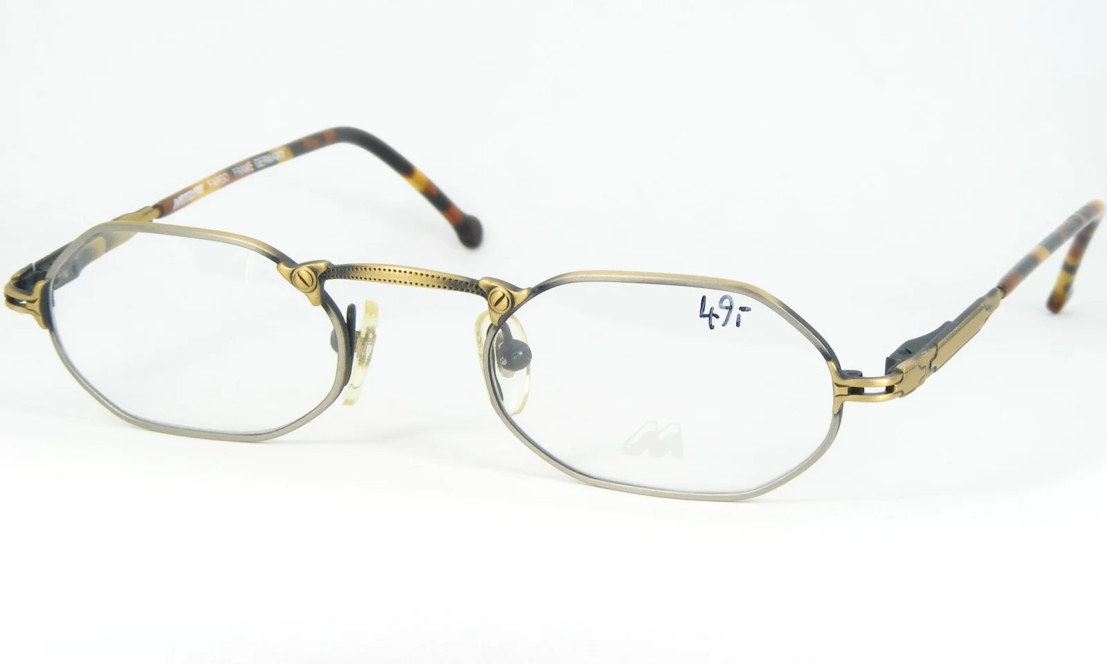 Vintage METZNER FARGO 4201 ANTIQUE LIGHT BRONZE /GREY EYEGLASSES 46-22-135mm