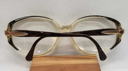 Vintage MOD 1980 Eyeglasses Logo Paris Sparkle 130mm Prescription Frames LP806 2