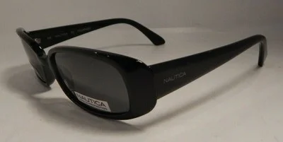 Vintage NAUTICA Santa Barbara Black 52/17 PolarizedSunglasses New Old Stock #393 3