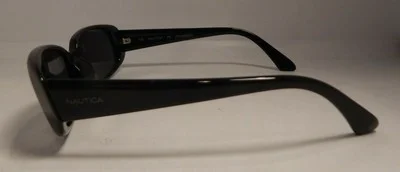 Vintage NAUTICA Santa Barbara Black 52/17 PolarizedSunglasses New Old Stock #393 4