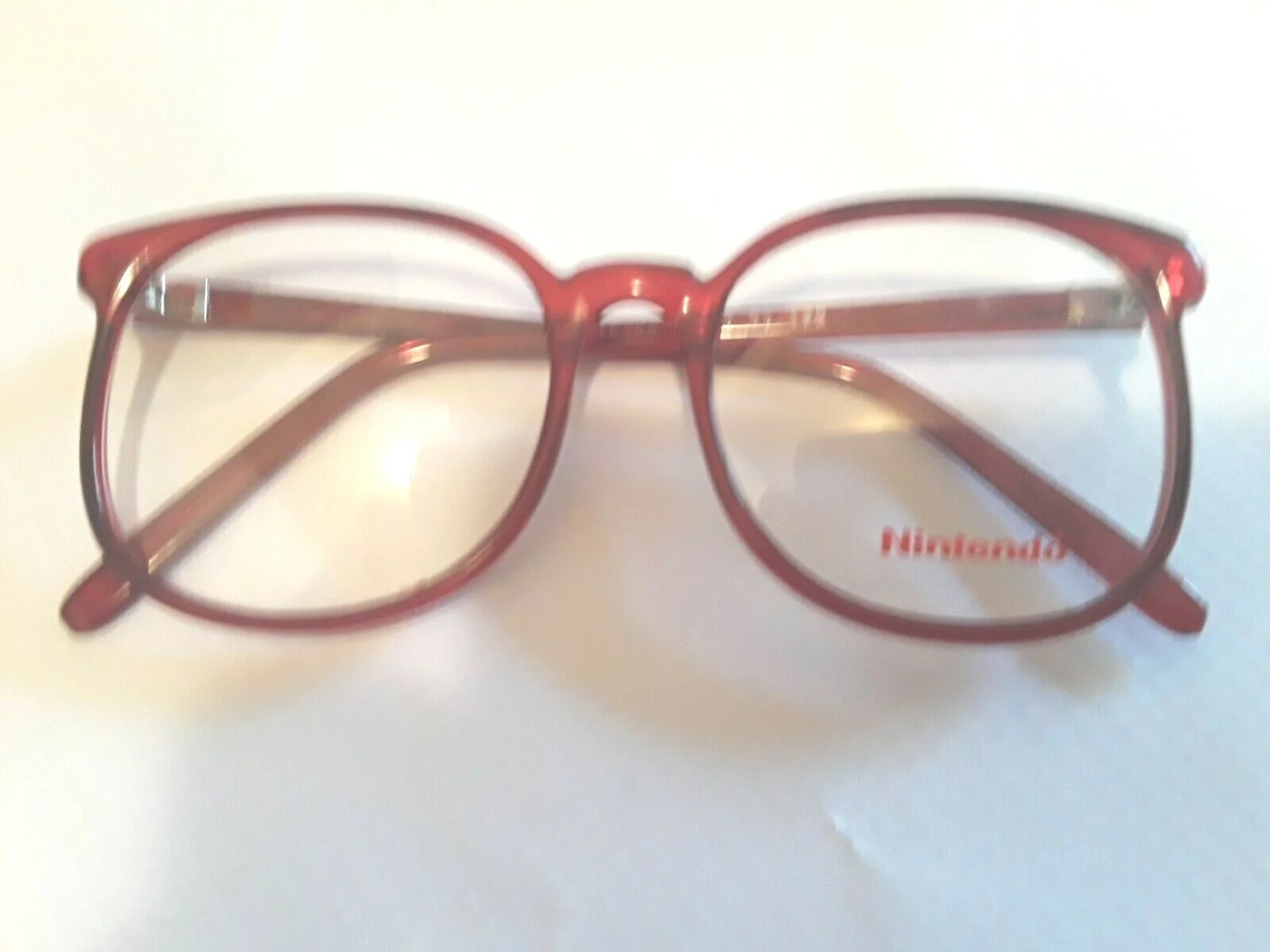 Vintage Nintendo Eyeglasses Frame Mario 08 Red new RETRO