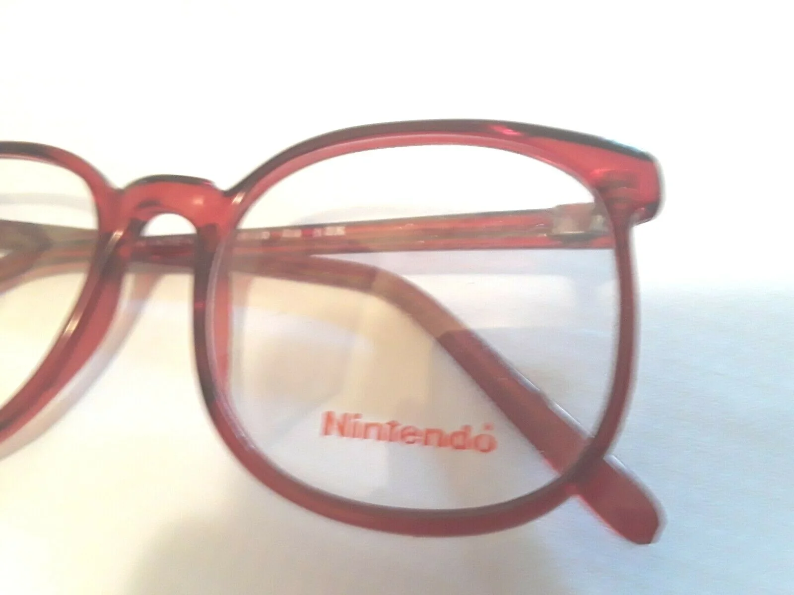 Vintage Nintendo Eyeglasses Frame Mario 08 Red new RETRO 2