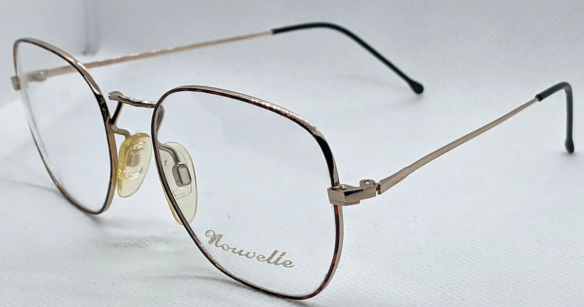 Vintage NOS Beautiful NouVelle Plus Glasses, Very Lightweight, Size 50X19-135 3