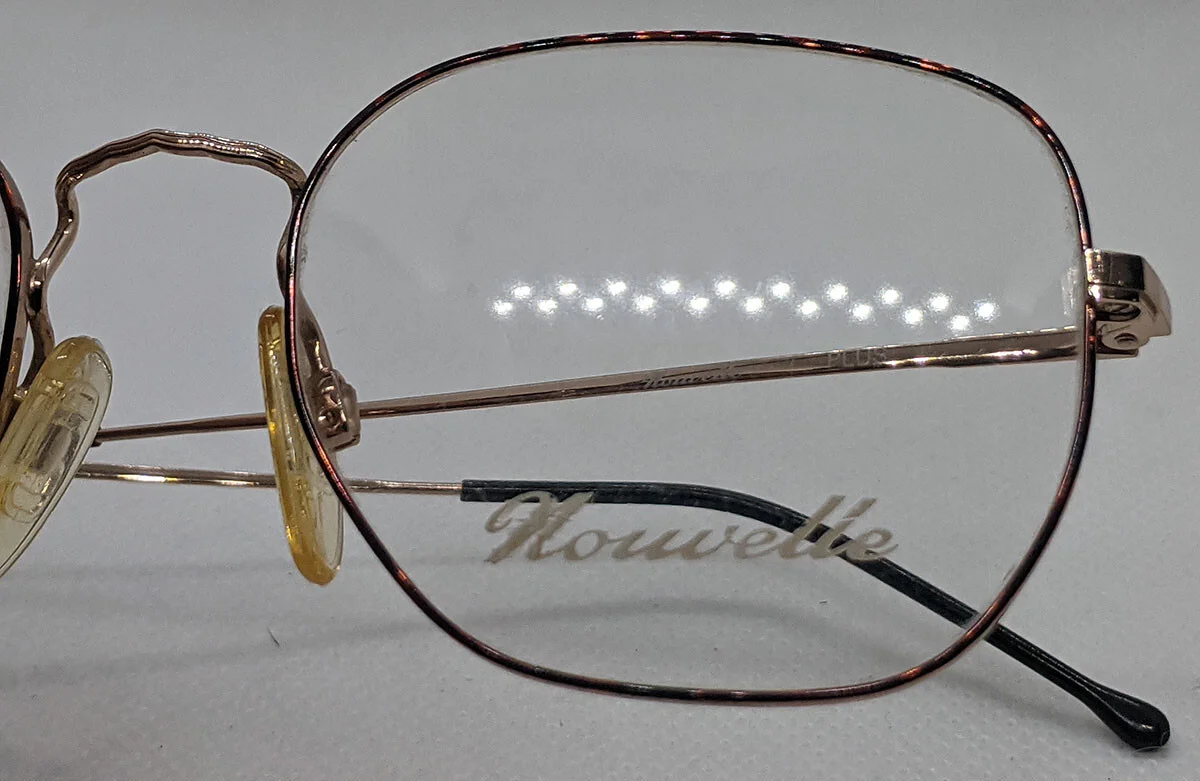 Vintage NOS Beautiful NouVelle Plus Glasses, Very Lightweight, Size 50X19-135 4
