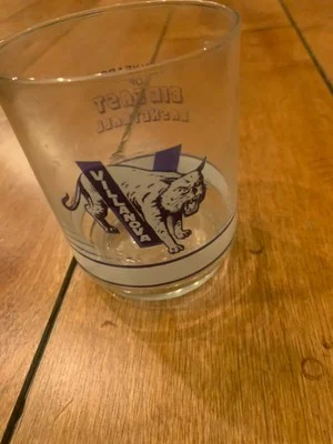 VINTAGE OAKLAND ATHLETICS GLASS 1988 SHELL PHILADELPIA A 3