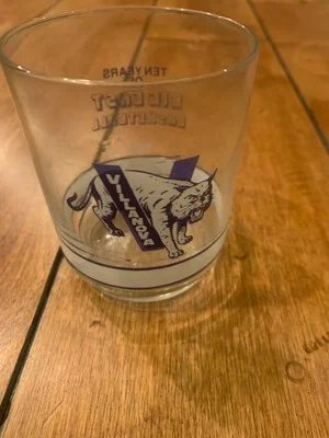VINTAGE OAKLAND ATHLETICS GLASS 1988 SHELL PHILADELPIA A 4
