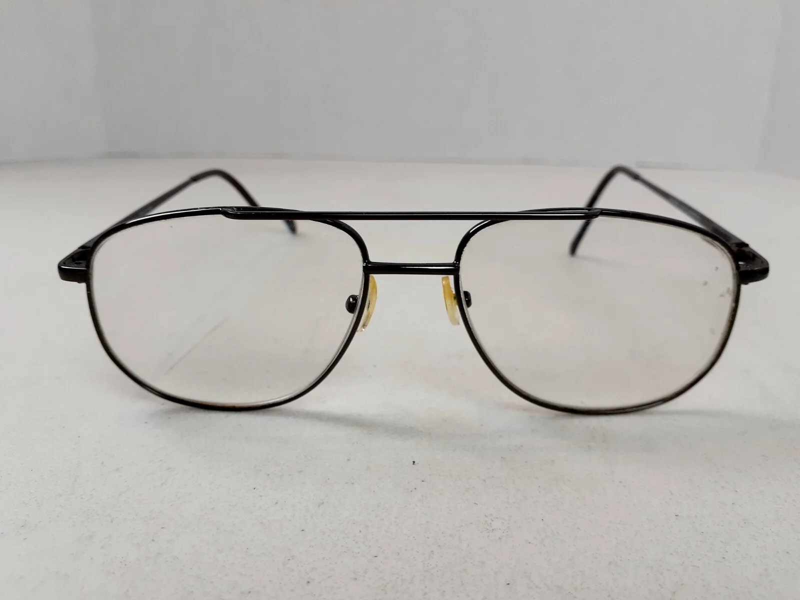 Vintage Parade 1526 Gunmetal Eyeglass Frames Mens 56-16-145 Gray Metal Full Rim 2