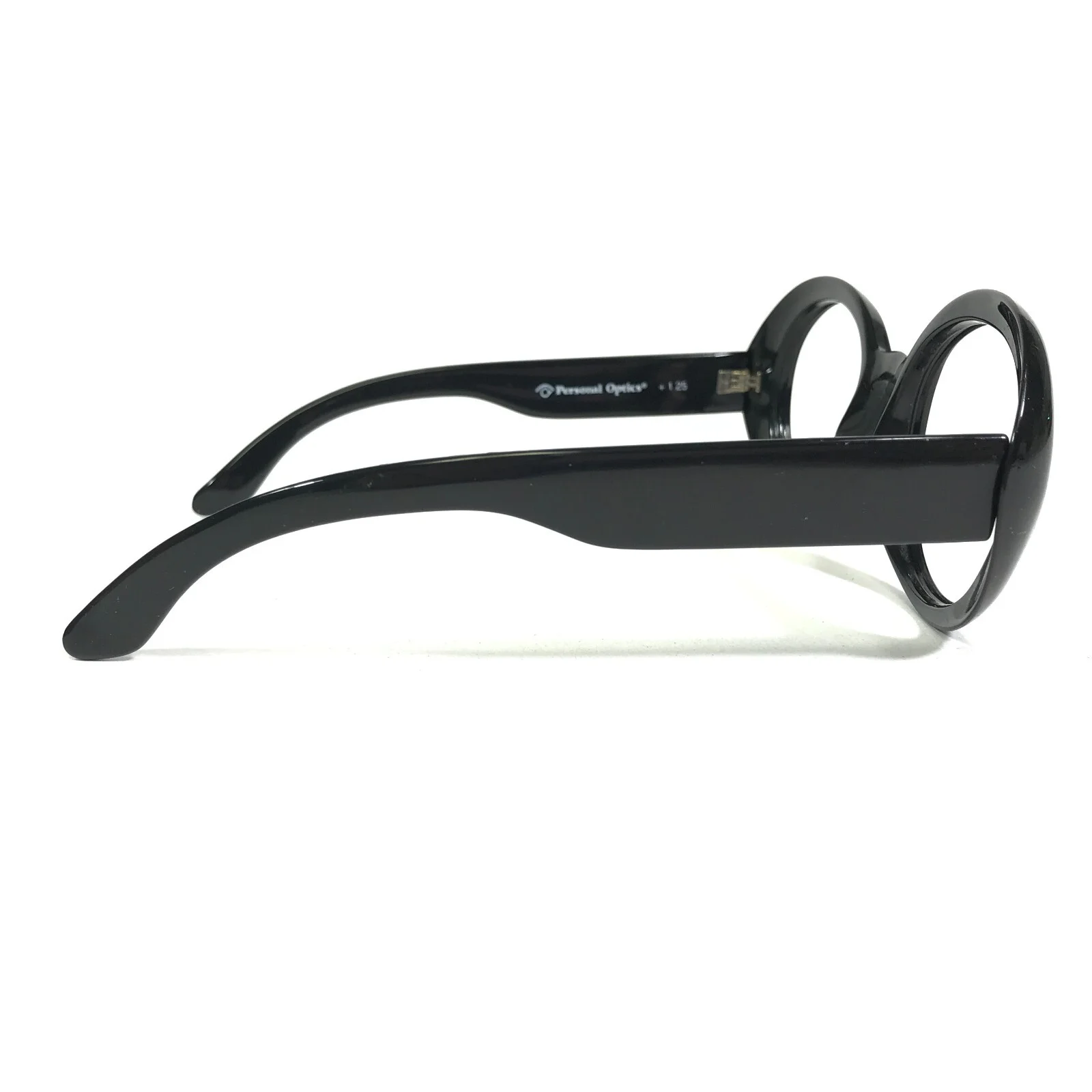 Vintage Personal Optics Eyeglasses Frames MAURITIUS 014 Black Oversize 50-20-130 3