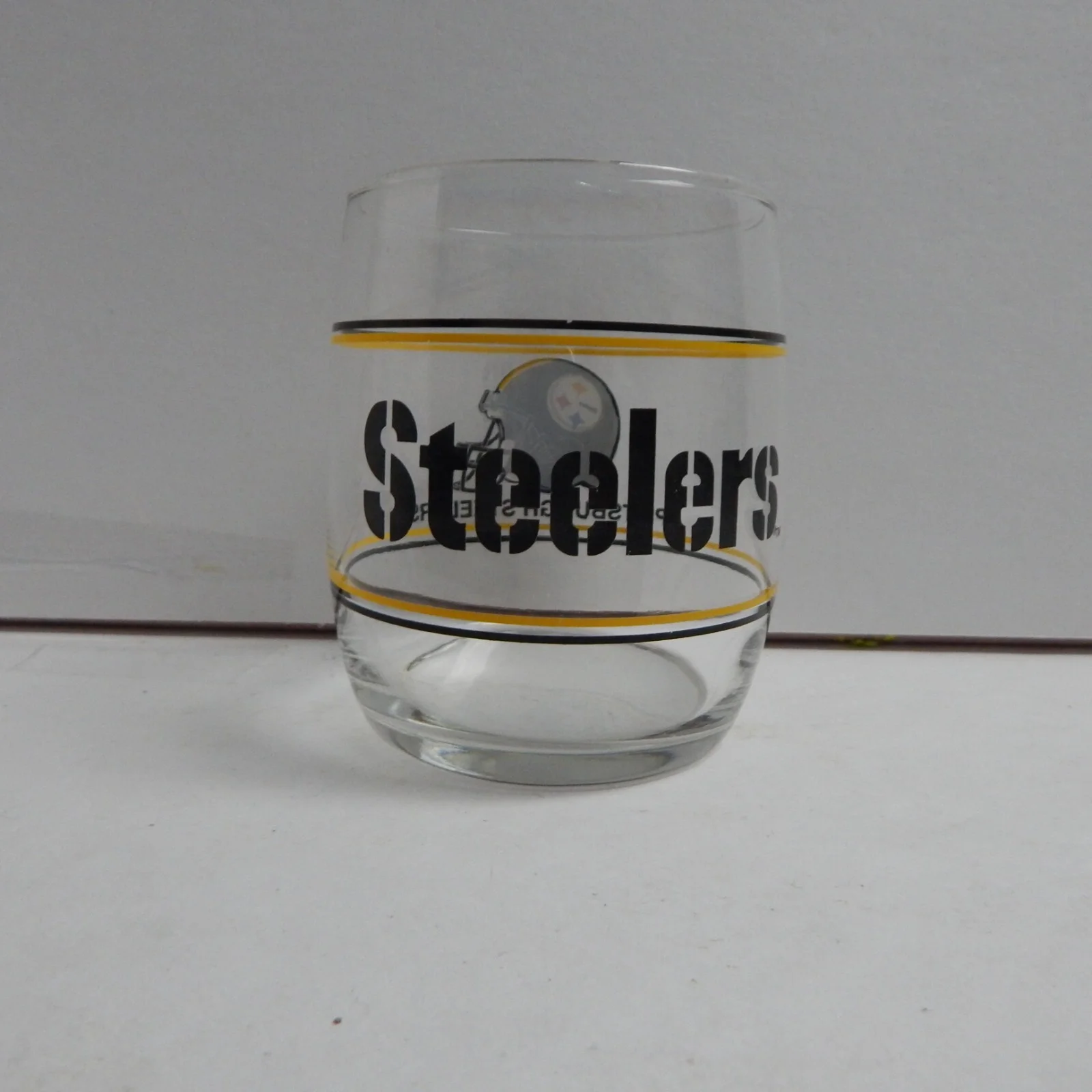 Vintage Pittsburgh Steelers Rocks Drinking Glass. 3