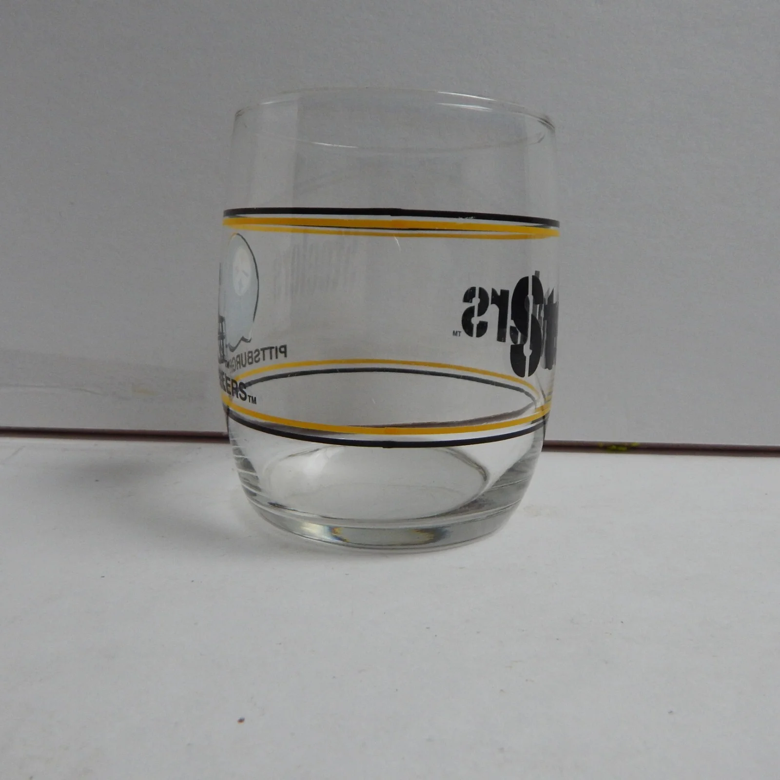 Vintage Pittsburgh Steelers Rocks Drinking Glass. 4