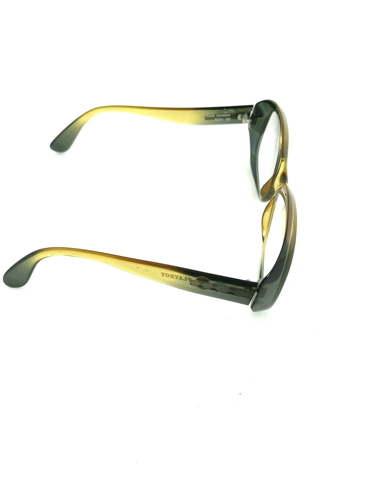 Vintage PLAYBOY Eyeglasses Optyl Eyewear Made In Germany 1024-50 Frames Only 3