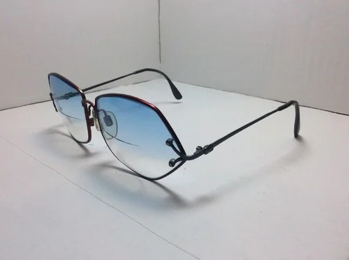 Vintage Polaris Eyeglasses FRAMES Red/Gray 60[]14 135