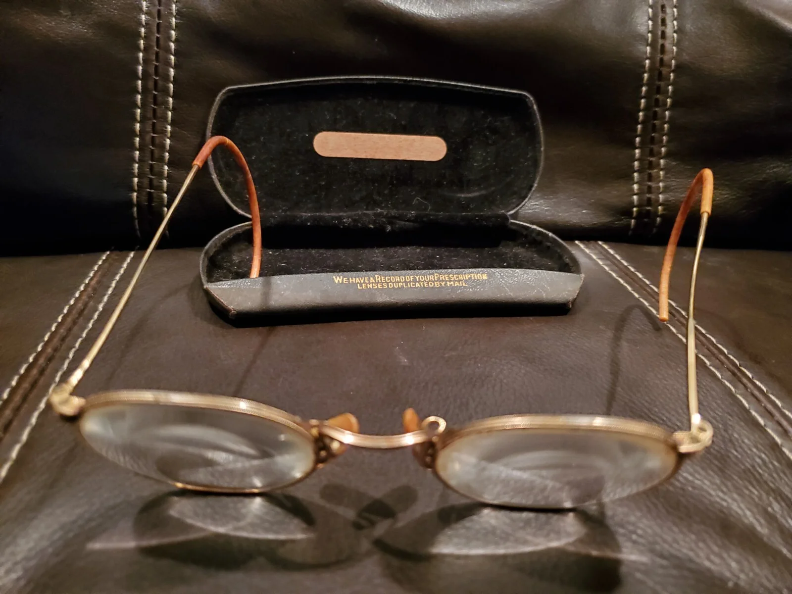 Vintage Prescription Glasses Wire Rim Ballard 3