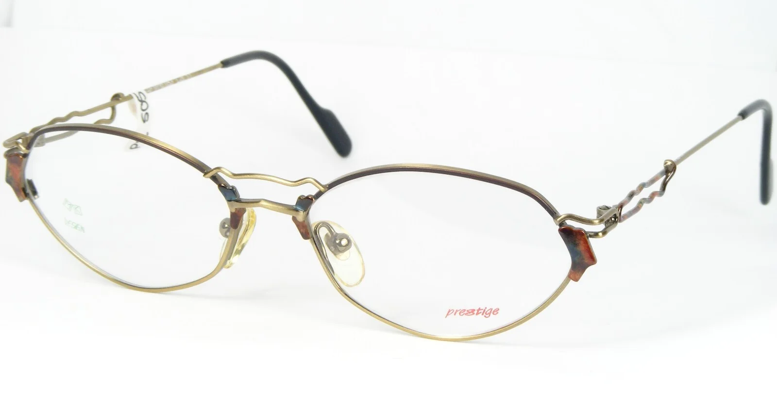 Vintage Prestige Creativ 053 11 MULTICOLOR UNIQUE EYEGLASSES 53-16-146mm Germany