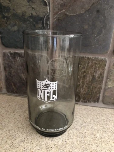 VINTAGE RARE BURGER CHEF NFL CINCINNATI BENGALS COLLECTOR DRINKING GLASS 1979 3