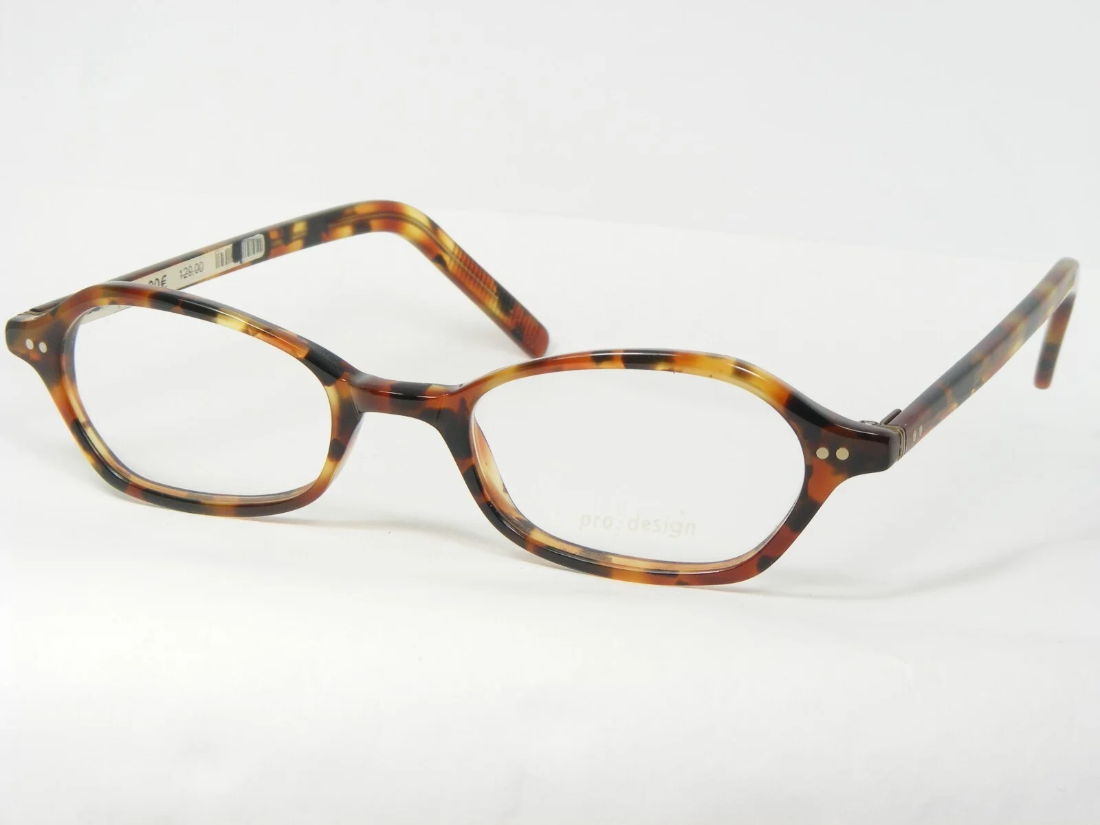 Vintage Rare Pro Design DENMARK 5001 5522 TORTOISE BROWN EYEGLASSES 46-19-138mm